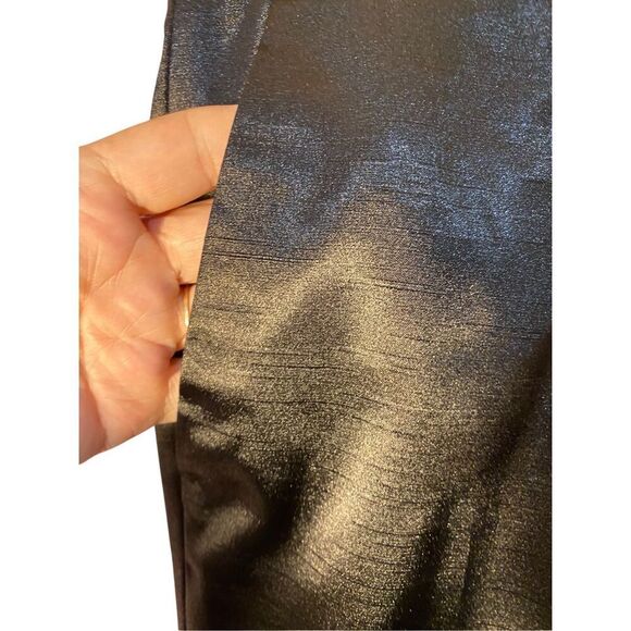 ASOS NWOT Women’s Shiny Straight Leg Pants 32/34 - Picture 3 of 4